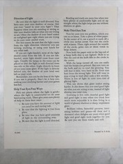 1949 THE STORY OF LIGHT AND SIGHT Part 1 2 & 3 Government/Industry Info Brochure
