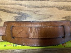 Vintage PROPERTY OF UNITED STATES POSTAL SERVICE A 8/82 Leather Carrier Strap