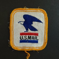 Vintage US Mail-Postal Service Embroidered Eagle Patch Postal Post Office – Used
