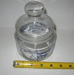Vintage 1995 Dept of Energy VPP Waste Isolation Pilot Plant Glass Candy Jar