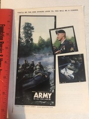 United States Army 1996 Vintage Print Ad Advertisement pa43