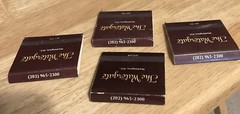 Lot Of 4 The Watergate Washington DC Matchbooks