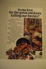 Woodsy Owl vintage poster Is our love of the great outdoors killing our forests?