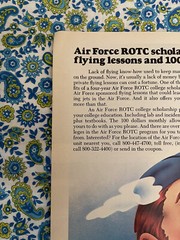Vintage 1974 Air Force ROTC Recruitment Print Ad