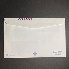 Vtg USPS Envelope First-Class Mail Window Postage United States Postal Service