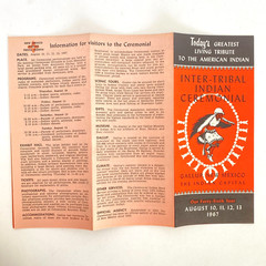 1967 US Inter Tribal Indian Ceremonial 46th Year Brochure Gallup New Mexico