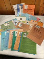 71 Vintage USPS Lobby Posters Stamp Info Sheet Flyers – 1979 – 1981 all differen