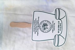 Vintage West Virginia State Auditor Office Hand Fan Glen B Gainer III Government