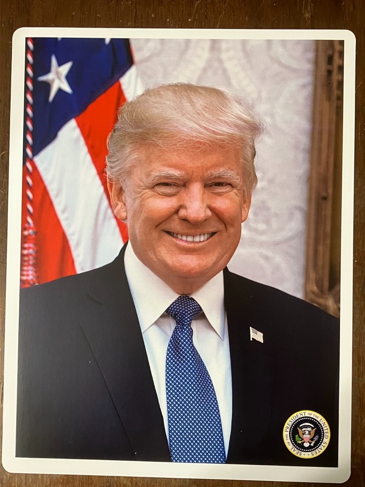 PRESIDENT DONALD J. TRUMP 8.5″x11″ Print Page on Card Stock Ready to Frame — BT