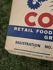 1934 Blue Eagle NRA Code National Recovery Administration Sign Advertising