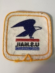 1970s Vintage🇺🇸U.S. MAIL USPS Postal Carrier Embroidered Uniform Patch LQQK👀