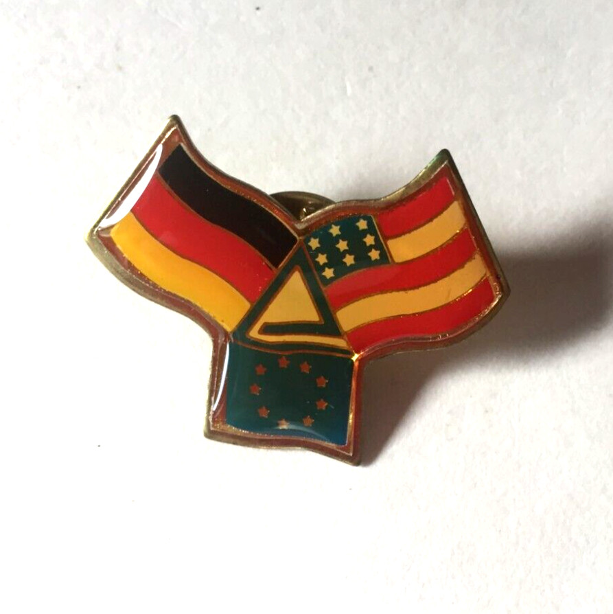 United States/ Germany/ European Union Alliance HAT PIN/ LAPEL PIN/ TIE TACK
