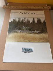Vintage Hagglunds CV9030 CV 9030 IFV Swedish Military Combat Vehicle Brochure