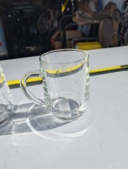 United States Postal Service Us Mail Employee Award Clear Mug Glass Lot Of 2