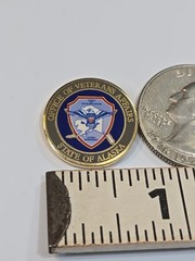 Office of Veterans Affairs Lapel Pin State of Alaska