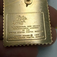 McGruff The Crime Dog US 20 Cents Stamp Lapel Pin Take A Bite Out Of Crime 1904