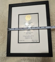 Governor of the State of Georgia 2007 Invitation, Black Framed, For Collectors