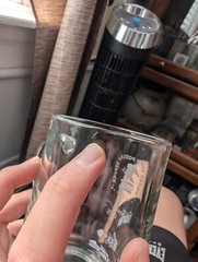 United States Postal Service Us Mail Employee Award Clear Mug Glass Lot Of 2