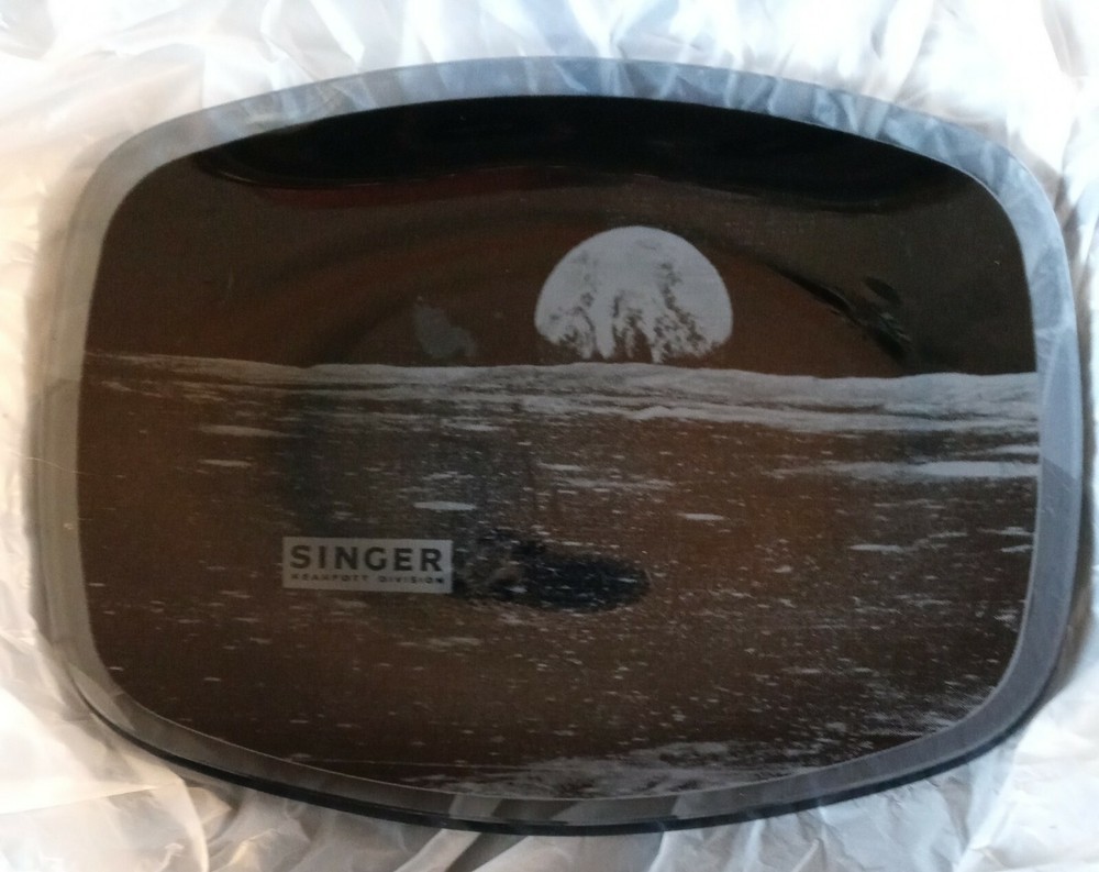 Rare Singer Kearfott Division defense contractor black moon dish 🌑