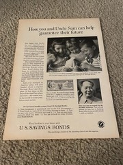 Vintage 1962 U.S. SAVINGS BONDS PRINT AD 1960s ANSWER TO CHINA MAO ZEDONG