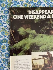 Vintage 1988 Army Reserve Recruitment Print Ad Disappear One Weekend A Month