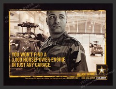 U.S. Army Tamer Seoud An Army of One 2000s Print Advertisement Ad 2003
