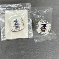 Lot 2- United States Postal Service Sick leave 750 Hours Pin USA Eagle