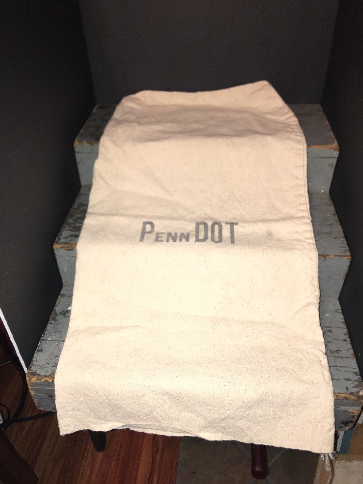 PennDOT Pennsylvania Department of Transportation BAG Canvas Cotton Utility