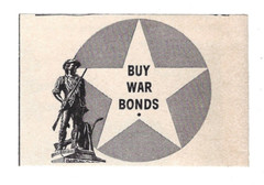 War Bonds Print Ad WWII Vintage Advertisement Government Advertising 1943