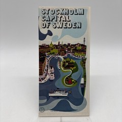 Vintage Sweden Travel Brochure Marketing Book Lot Bundle 1972 Stockholm Dalarna