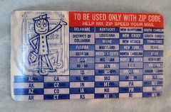 4 Vintage Vari-Vue Post Office Zip Cod 2-Letter State Abbreviation Flicker Cards