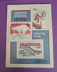 United States Postage Coloring Book 1994 Unused but stained in areas