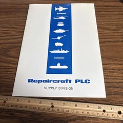 Vintage Repaircraft Supply Military Brochure Spitfire MK XII Scorpion Light Tank