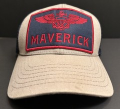 Top Gun Bioworld Gray/Navy Trucker Style SnapbackHat Paramount Pictures 2020