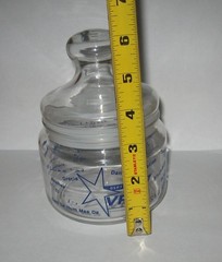 Vintage 1995 Dept of Energy VPP Waste Isolation Pilot Plant Glass Candy Jar