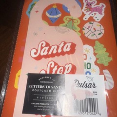 LETTERS TO SANTA POSTCARD KIT 6″ x9″ 8PCS PULSAR PRODUCTS, LLC 2024 New In Pack