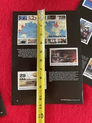 Vintage 1997 USAF 50th Anniversary Commemorative Postage Stamp Print Ad