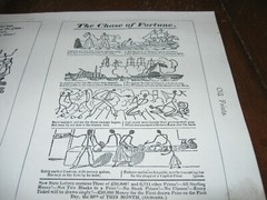1894 Art Print Engraving – Advertising for LOTTERY Ad Puffs FORTUNE Playbill Ads