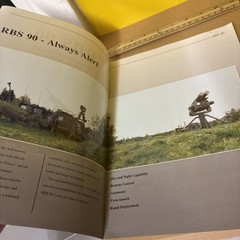 Vintage Bofors RBS 90 Low-Level Air Defence Missile System Military Brochure
