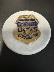 C.I.D. Department of the Treasury Special Agent IRS Paperweight
