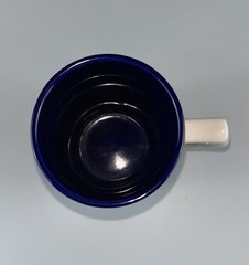 Official CIA Central Intelligence Agency Coffee Mug Cobalt Blue Interior Rare
