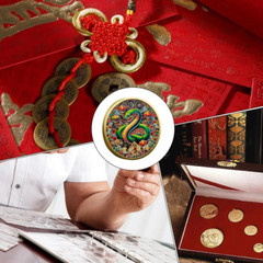 Lucky Japanese Chinese Coins Collectable Coin Cat Koi Snake Maneki-Neko 招き猫