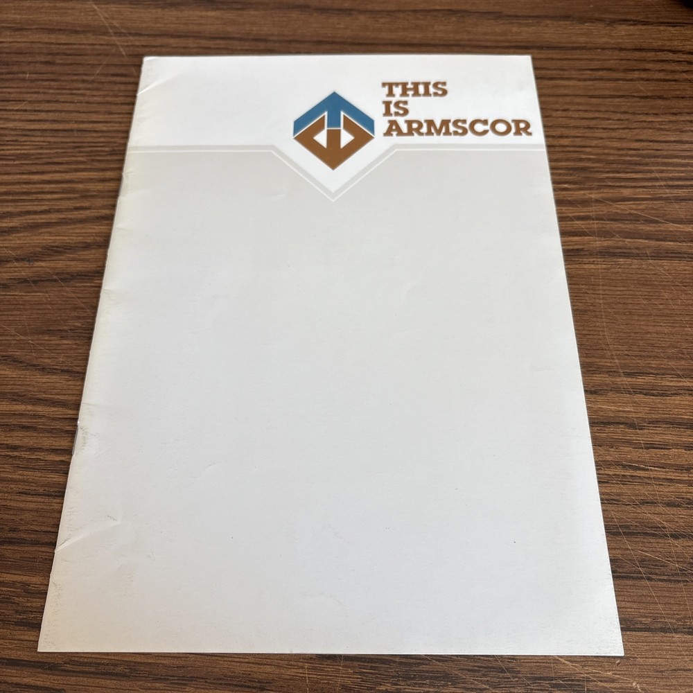 Vintage Armscor Military Tank Brochure Marketing – South Africa Arms Boycott