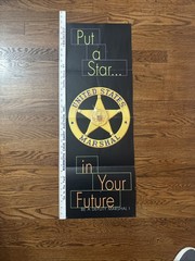 1997 U.S. Marshal Service recruitment poster United States Police FBI ATF badge