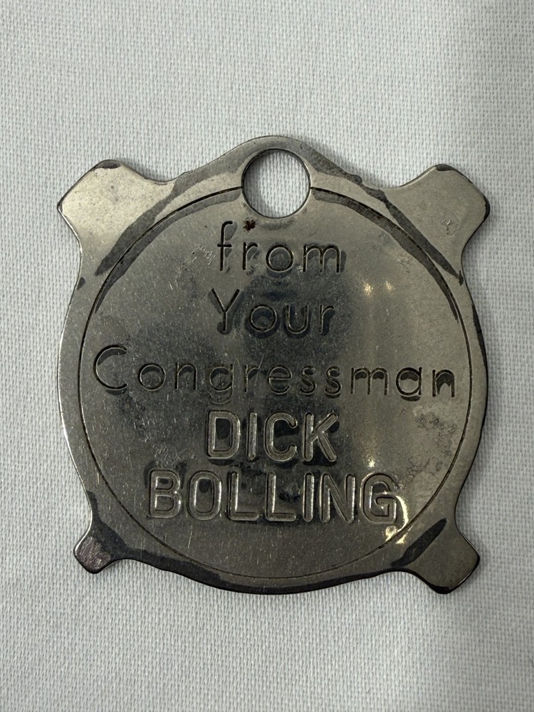 Vintage Congressman Dick Bolling Advertising Pocket Screwdriver Kansas City MO
