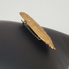 Vintage IOWA Corn Brooch Souvenir Gold Tone 2″ Brooch Pin