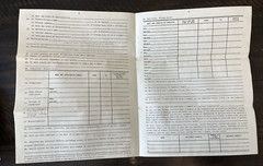 Vintage FBI Application Letter Paper LOT 1950s Government Dept of Justice