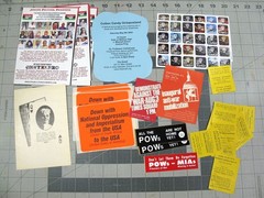 vtg 1960s – 90s political protest flyer and sticker archive lot 326 pcs Vietnam