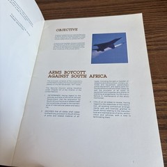 Vintage Armscor Military Tank Brochure Marketing – South Africa Arms Boycott