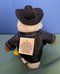 Guitar Slinging Cowboy Hat Eagle 6” USPS Postal Plush Collectible Beanie Belly